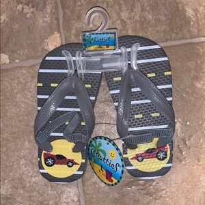 **Last chance** Kids Gray Flip Flops